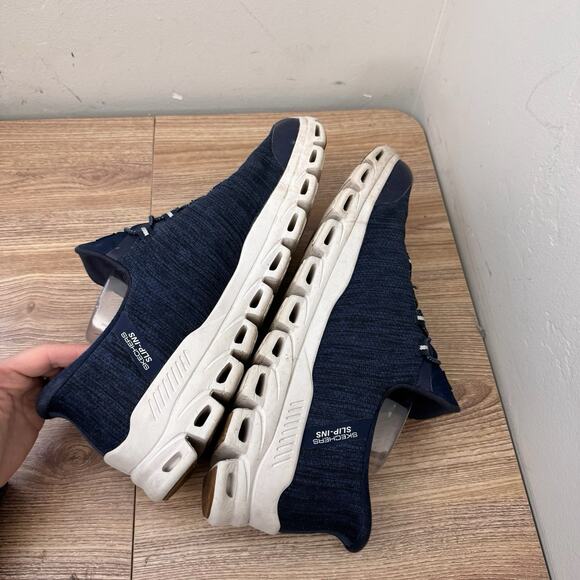 Skechers Slip In Slide Step Zefyr Navy Blue Sneakers Men’s Size 12 main image 5